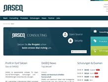 Tablet Screenshot of daseq.de